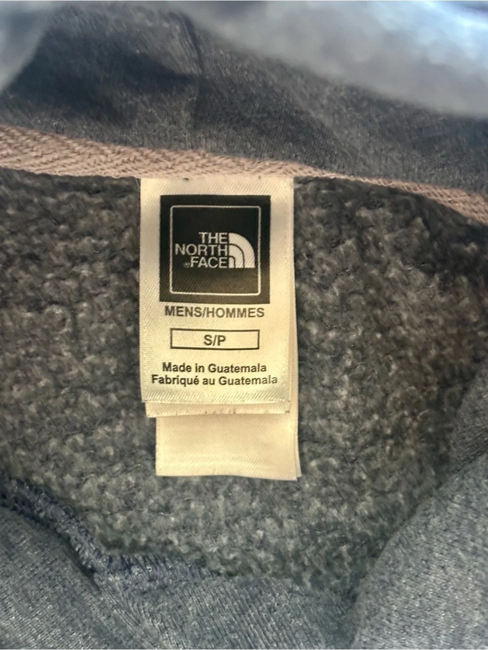 The North Face Men's Small Blue Logo Hoodie - Since 1968